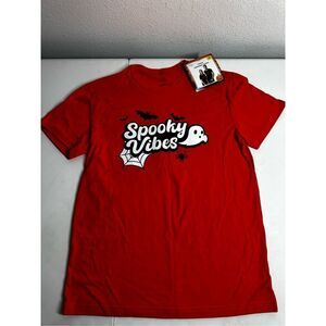 NWT WinWin Spooky Vibes Unisex Cotton Blend Graphic T-shirt Size S